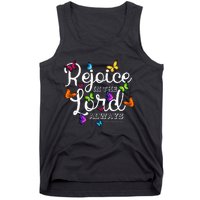 Rejoice In The Lord Always Philippians 44 Bible Verse Tank Top