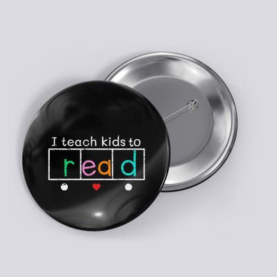 Retro I Teach To Read Science Of Reading Cool Button