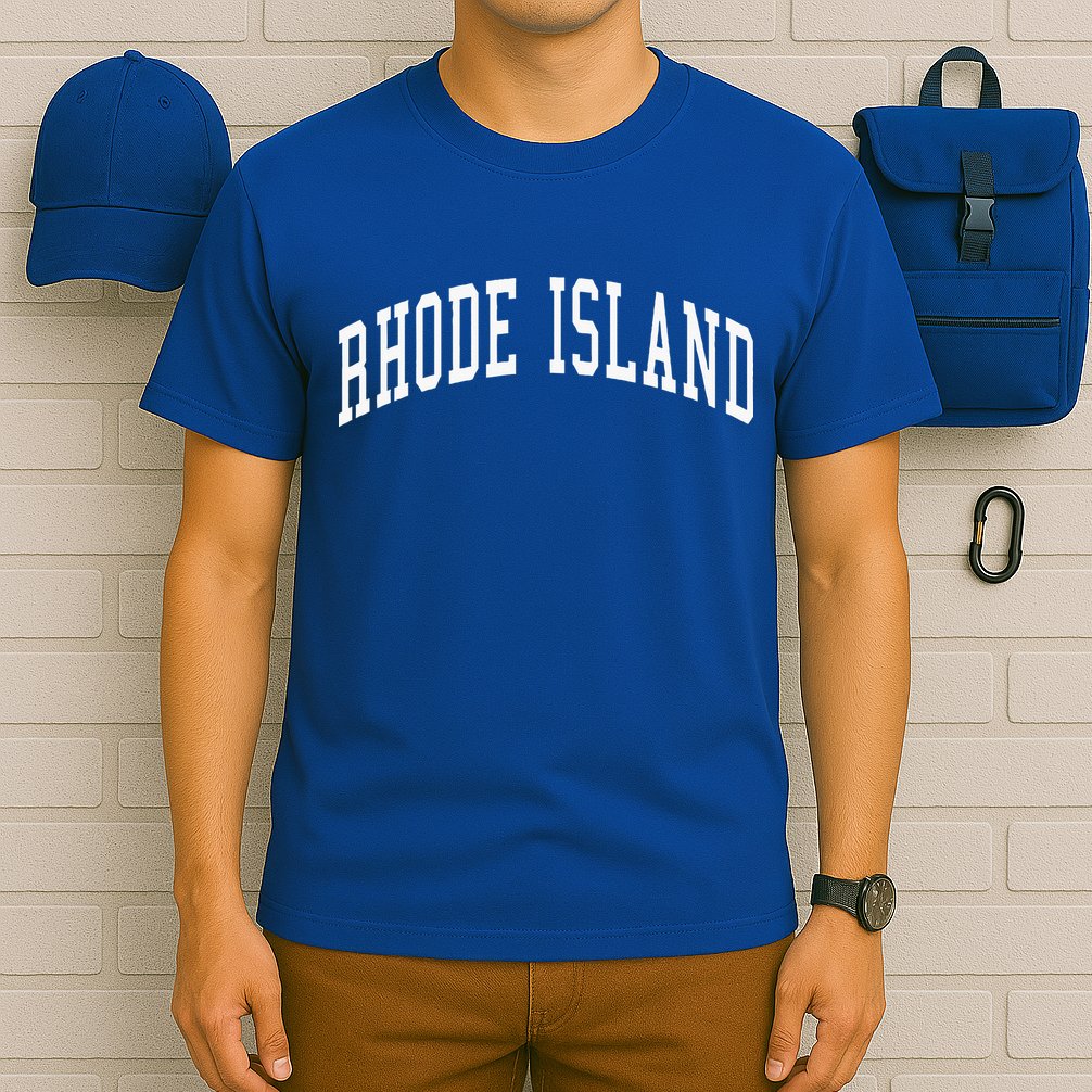 Rhode Island Throwback Design Classic T-Shirt