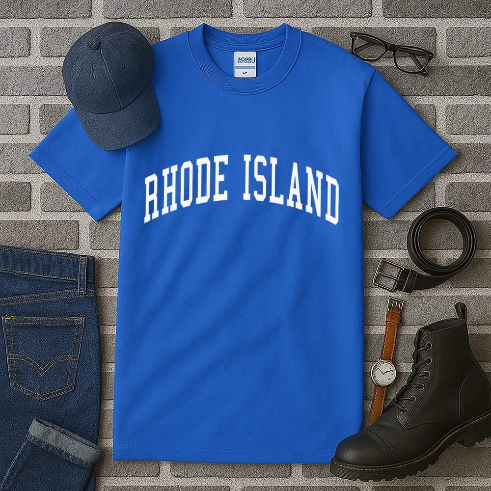 Rhode Island Throwback Design Classic Tall T-Shirt