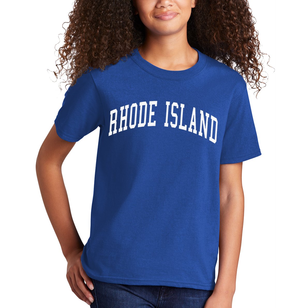 Rhode Island Throwback Design Classic Kids T-Shirt