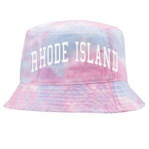 Rhode Island Throwback Design Classic Tie-Dyed Bucket Hat