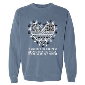 Remembered In The Present Orange Day Indigenous Children Garment-Dyed Sweatshirt