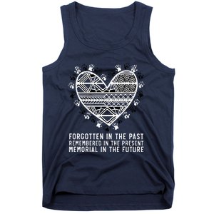 Remembered In The Present Orange Day Indigenous Children Tank Top