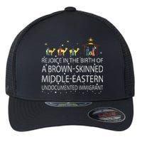 Rejoice In The Birth Of A Brown Skinned Middle Eastern Flexfit Unipanel Trucker Cap