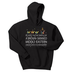 Rejoice In The Birth Of A Brown Skinned Middle Eastern Kids Hoodie