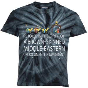 Rejoice In The Birth Of A Brown Skinned Middle Eastern Kids Tie-Dye T-Shirt