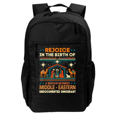 Rejoice In The Birth Of A Brown Skinned Middle Eastern Jesus Backpack