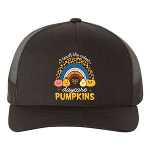 Rainbow I Teach The Cutest Pumpkin Halloween Daycare Teacher Yupoong Adult 5-Panel Trucker Hat