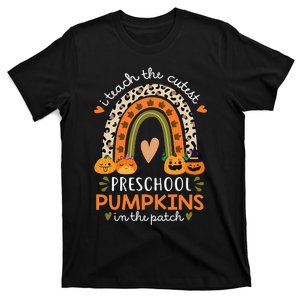 Rainbow I Teach The Cutest Pumpkins In Patch Fall Preschool T-Shirt