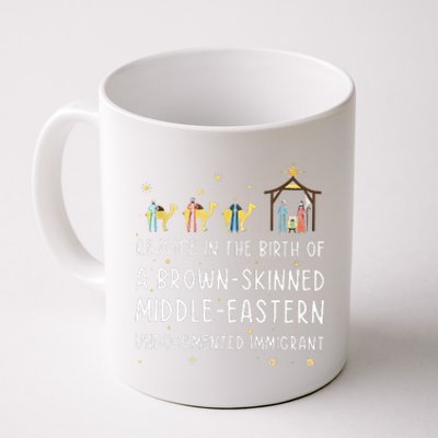 Rejoice In The Birth Of A Brown Skinned Middle Eastern Coffee Mug