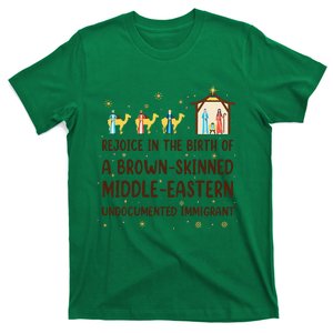 Rejoice In The Birth Of A Brown Skinned Christmas T-Shirt