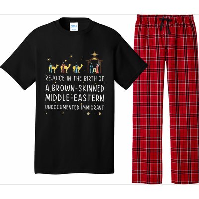 Rejoice In The Birth Of A Brown Skinned Middle Eastern  Pajama Set