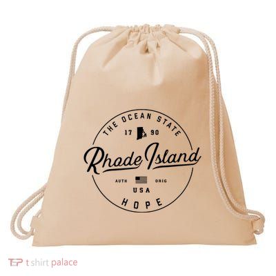 Rhode Island Us State Travel Vacation Ri Usa Drawstring Bag