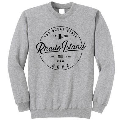 Rhode Island Us State Travel Vacation Ri Usa Tall Sweatshirt