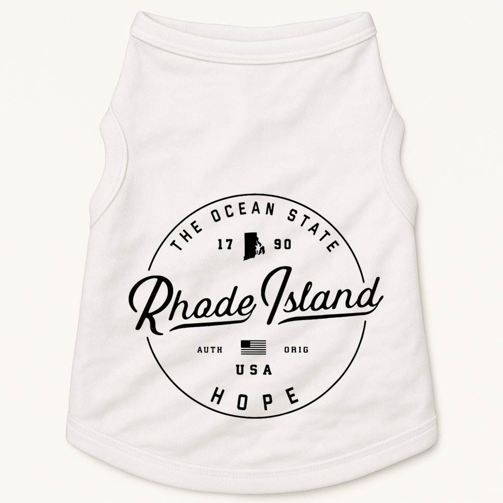 Rhode Island Us State Travel Vacation Ri Usa Doggie Tank