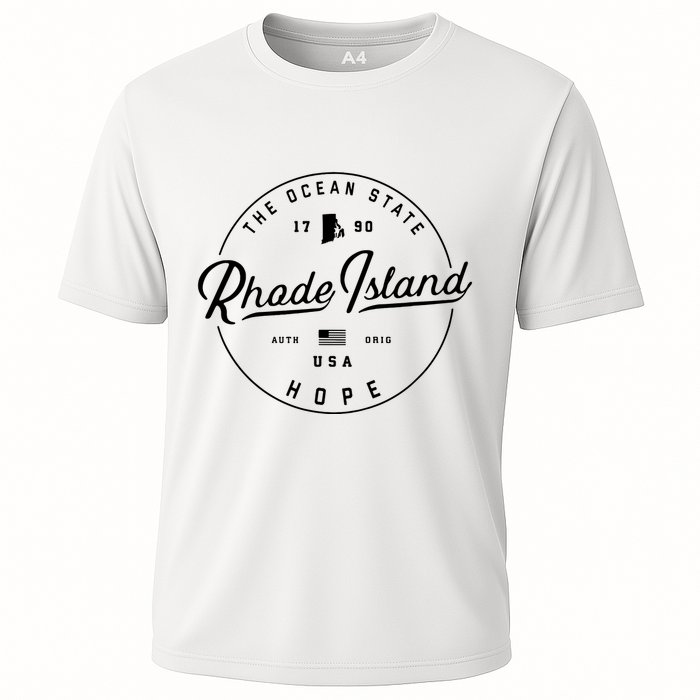 Rhode Island Us State Travel Vacation Ri Usa Cooling Performance Crew T-Shirt