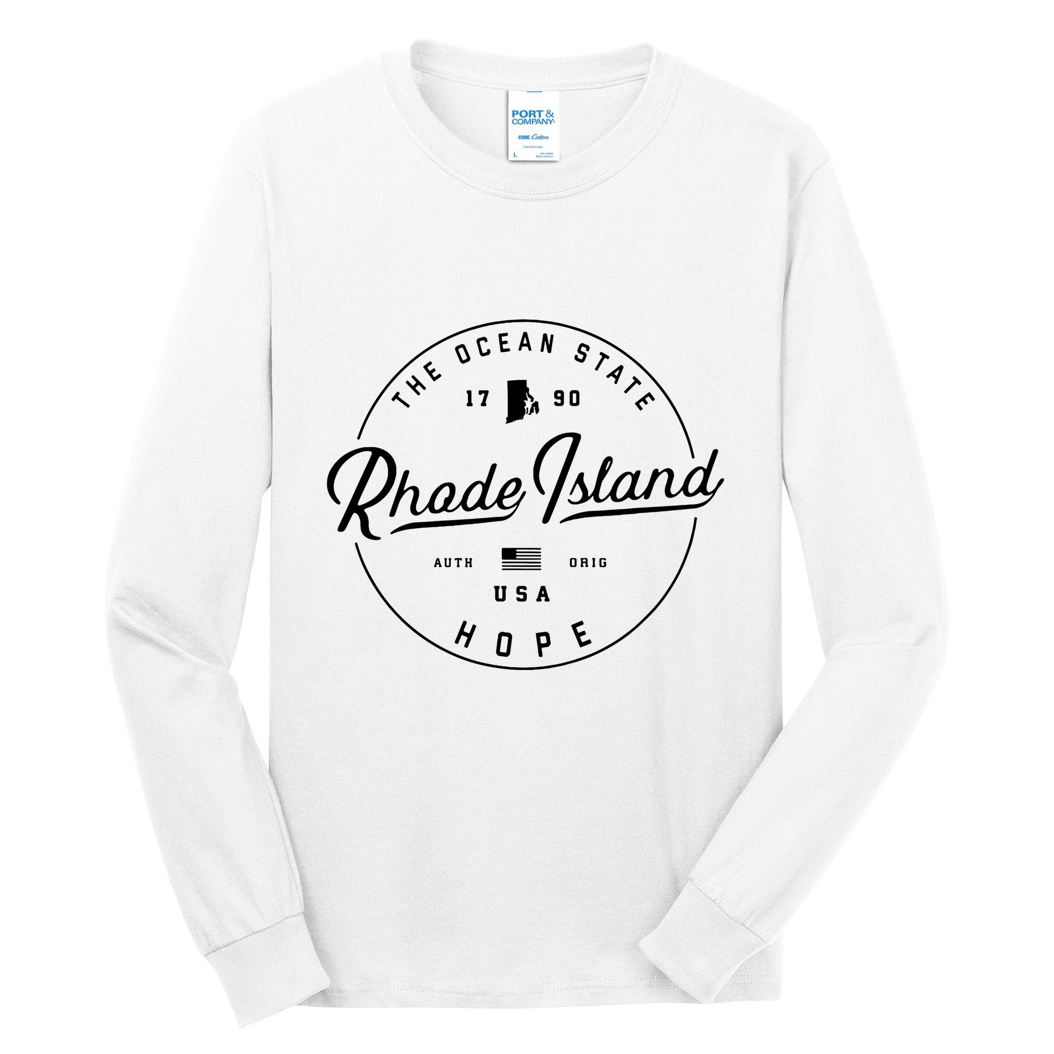 Rhode Island Us State Travel Vacation Ri Usa Tall Long Sleeve T-Shirt