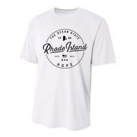 Rhode Island Us State Travel Vacation Ri Usa Performance Sprint T-Shirt