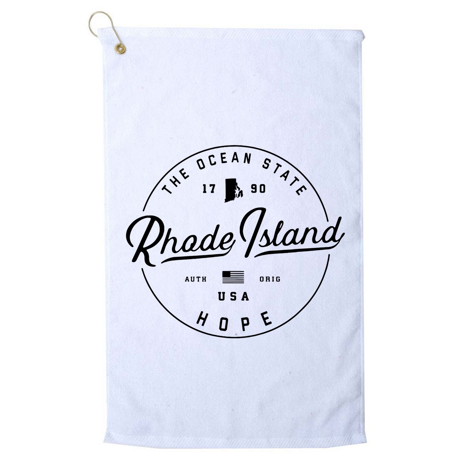 Rhode Island Us State Travel Vacation Ri Usa Golf Towel