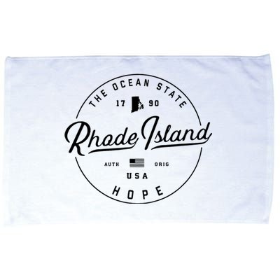 Rhode Island Us State Travel Vacation Ri Usa Microfiber Hand Towel