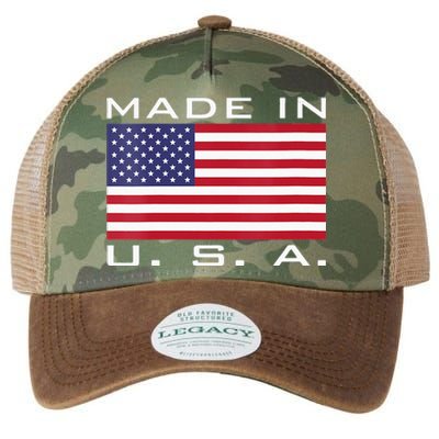  RAISED IN USA FLAG AMERICAN MADE BRED AMERICA  Legacy Tie Dye Trucker Hat