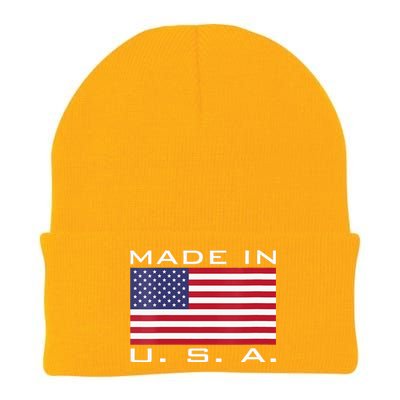  RAISED IN USA FLAG AMERICAN MADE BRED AMERICA  Knit Cap Winter Beanie