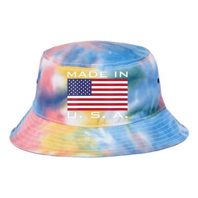  RAISED IN USA FLAG AMERICAN MADE BRED AMERICA  Tie Dye Newport Bucket Hat