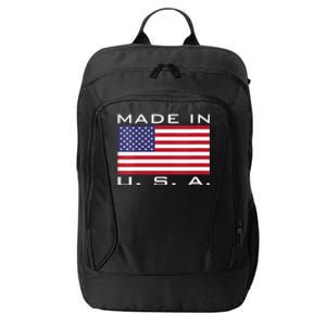  RAISED IN USA FLAG AMERICAN MADE BRED AMERICA  City Backpack