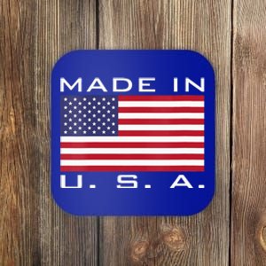  RAISED IN USA FLAG AMERICAN MADE BRED AMERICA  Coaster