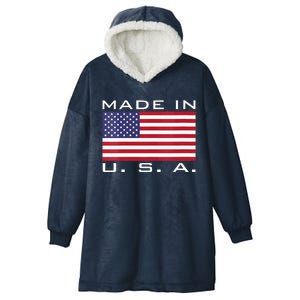  RAISED IN USA FLAG AMERICAN MADE BRED AMERICA  Hooded Wearable Blanket