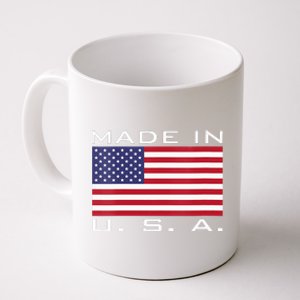  RAISED IN USA FLAG AMERICAN MADE BRED AMERICA  Coffee Mug