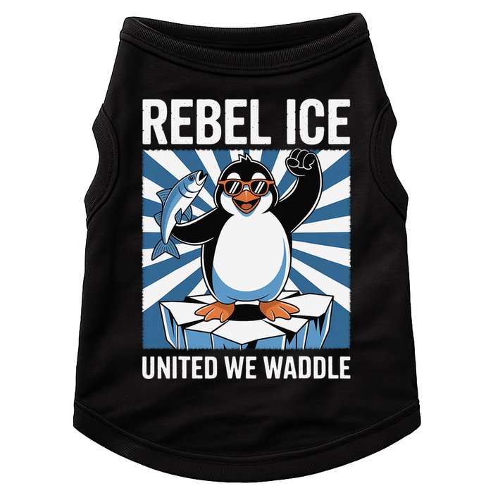 Rebel Ice United We Waddle Flippers Up I Stand With Doggie Tank