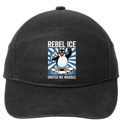 Rebel Ice United We Waddle Flippers Up I Stand With 7-Panel Snapback Hat