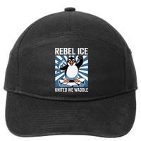Rebel Ice United We Waddle Flippers Up I Stand With 7-Panel Snapback Hat
