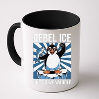 Rebel Ice United We Waddle Flippers Up I Stand With Mug