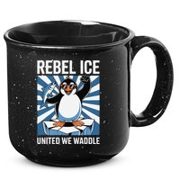 Rebel Ice United We Waddle Flippers Up I Stand With 15oz Campfire Ceramic Mug