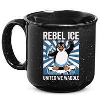 Rebel Ice United We Waddle Flippers Up I Stand With 15oz Campfire Ceramic Mug