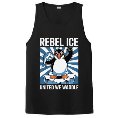 Rebel Ice United We Waddle Flippers Up I Stand With PosiCharge Competitor Tank