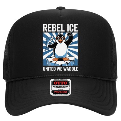 Rebel Ice United We Waddle Flippers Up I Stand With Trucker Hat