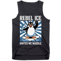 Rebel Ice United We Waddle Flippers Up I Stand With Tank Top
