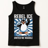 Rebel Ice United We Waddle Flippers Up I Stand With Tank Top