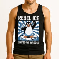 Rebel Ice United We Waddle Flippers Up I Stand With Tank Top