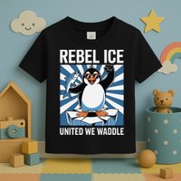 Rebel Ice United We Waddle Flippers Up I Stand With Toddler T-Shirt