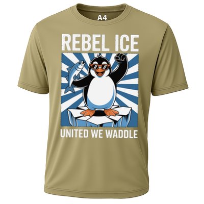 Rebel Ice United We Waddle Flippers Up I Stand With Performance Shirt