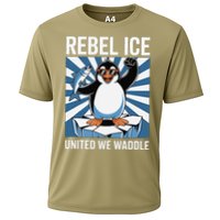 Rebel Ice United We Waddle Flippers Up I Stand With Performance Shirt