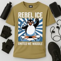 Rebel Ice United We Waddle Flippers Up I Stand With Performance Shirt