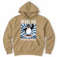 Rebel Ice United We Waddle Flippers Up I Stand With Hoodie
