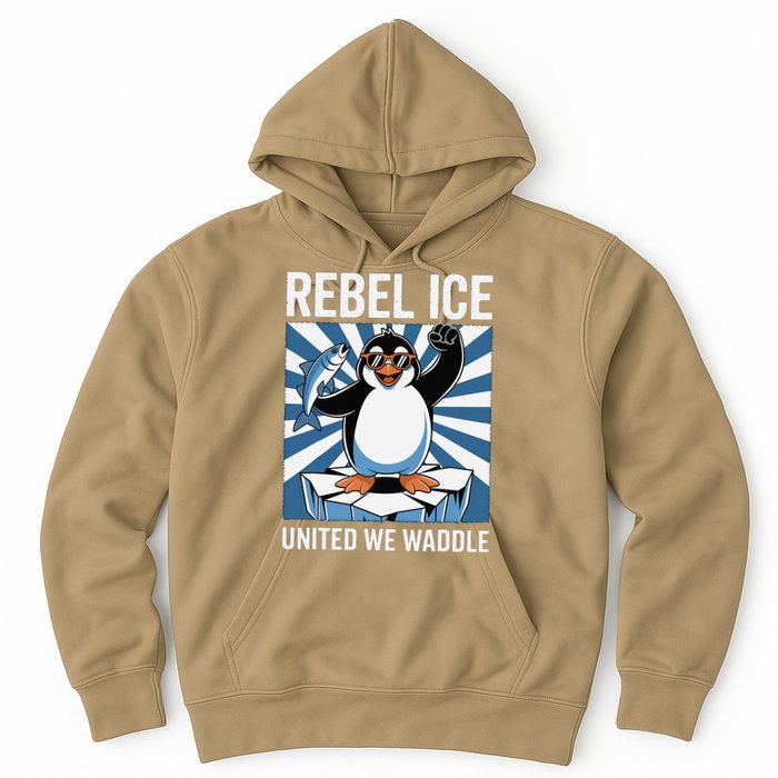 Rebel Ice United We Waddle Flippers Up I Stand With Hoodie