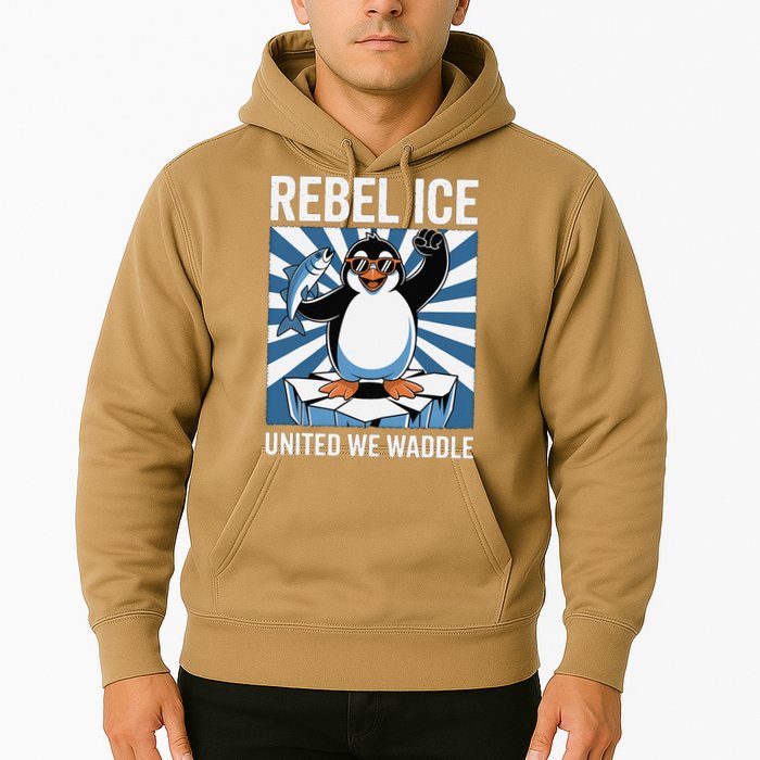 Rebel Ice United We Waddle Flippers Up I Stand With Hoodie